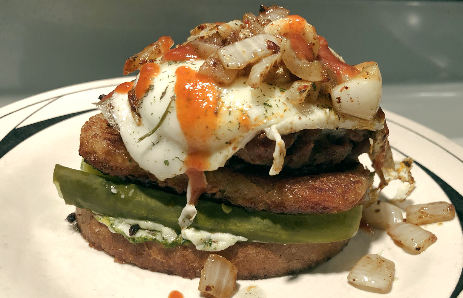BuffaloSpree.com's Recipe of the week: Open-faced "Less Guilt" Burger